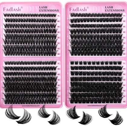 FADLASH Clusters de cils 552Pcs en boîte