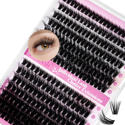 FADLASH extensions de cils 60D+80D avant application sur un fond neutre