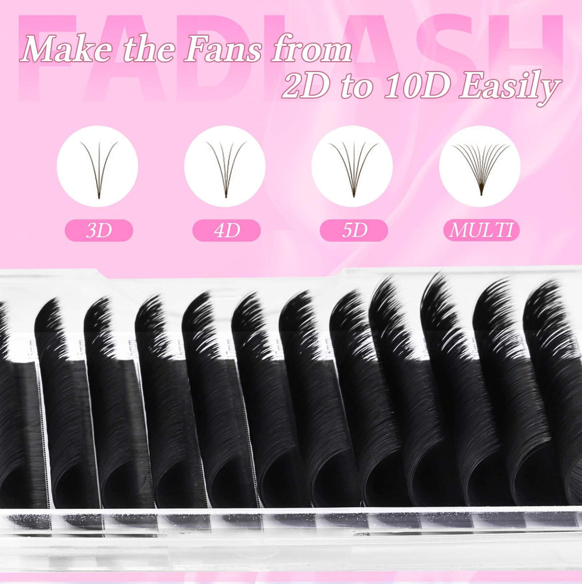 FADLASH extensions de cils avec effet volume naturel