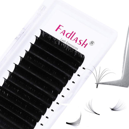 FADLASH Extensions de Cils Facile à Éventail 0,07 mm - Vue de face