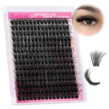 FADLASH Faux Cils 3D Fluffy 12-18mm vue de face