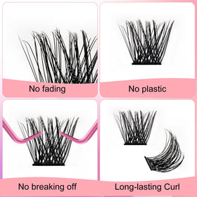 FADLASH faux cils en éclats D Curl 0,07 en utilisation