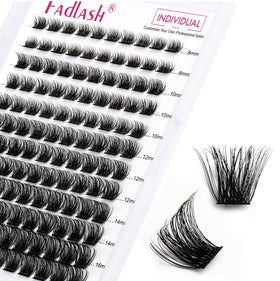 FADLASH faux cils en éclats D Curl 0,07 vue de face