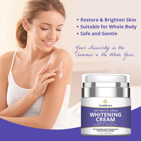 FAMIROSA Crème Correctrice de Taches Sombres 340g sur les cuisses intérieures