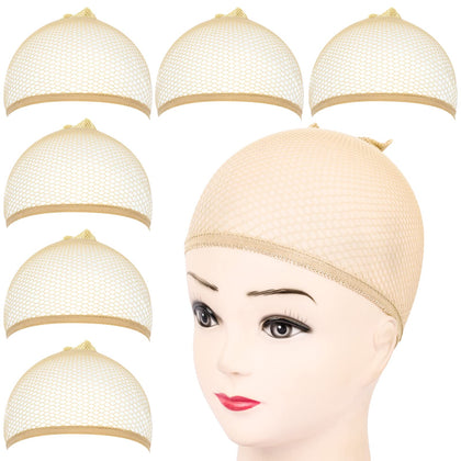 Fandamei bonnet de perruque brun clair, vue de face