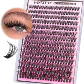 FANXITON Faux Cils Clusters 40D D Curl 280pcs avant