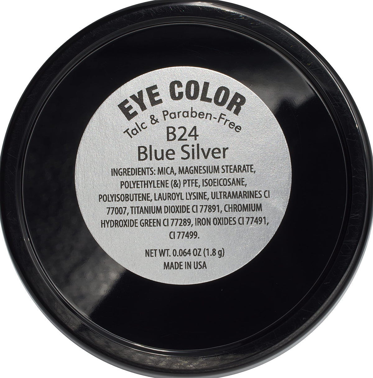Fard à paupières Pure Ziva bleu clair avec emballage