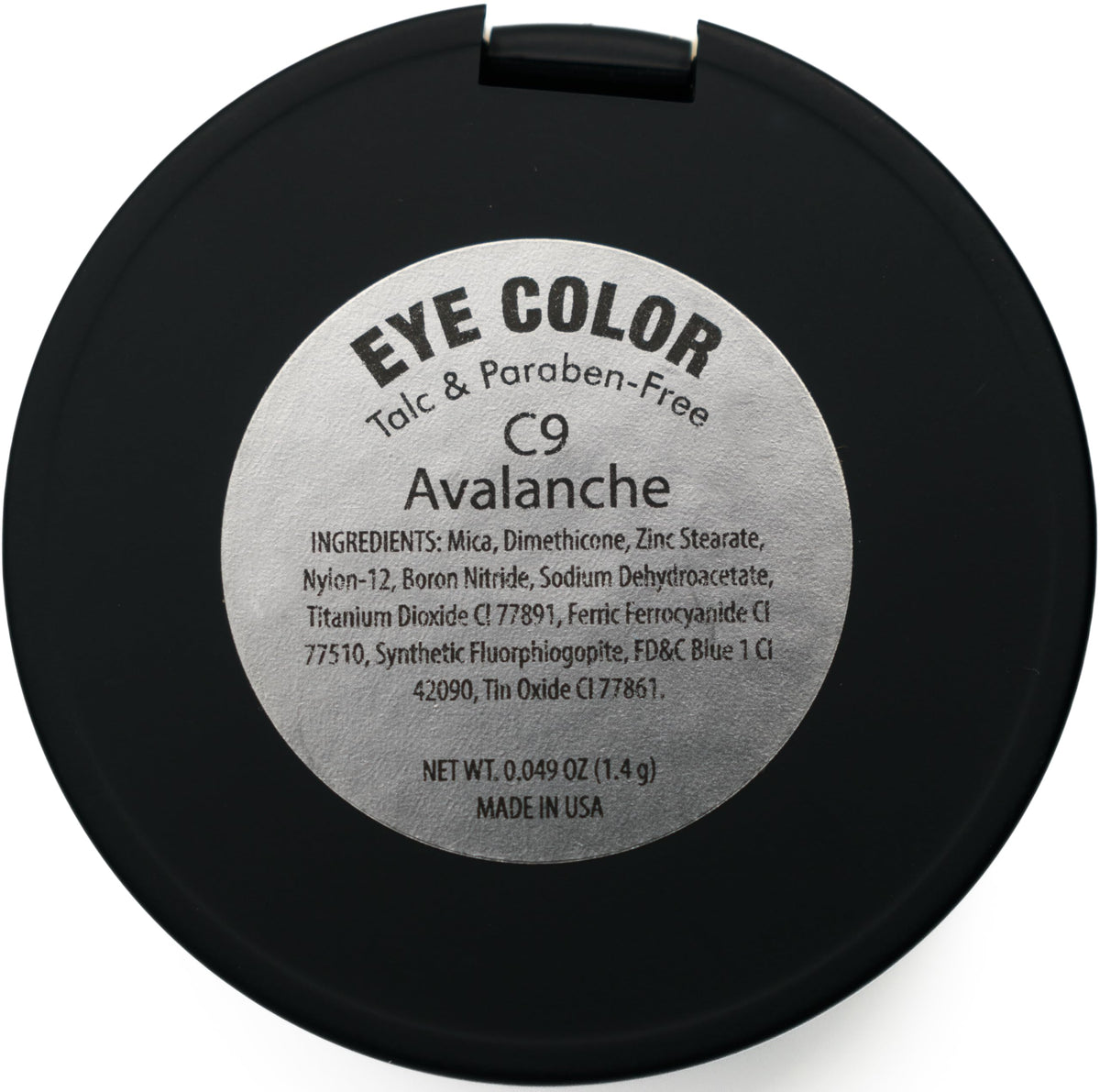 Fard à paupières Pure Ziva bleu royal métallique avec packaging