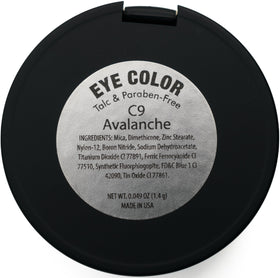 Fard à paupières Pure Ziva bleu royal métallique avec packaging