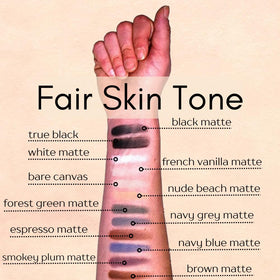 Fard à paupières Pure Ziva sur une table de maquillage