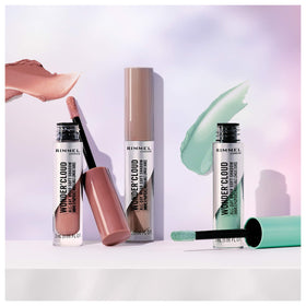 Fard à paupières Rimmel Wonder'Cloud 002 Foggy Beige avec applicateur