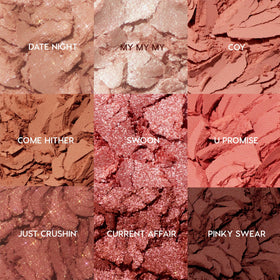 Fards à paupières ColourPop Blush Baby avec teintes mates et paillettes
