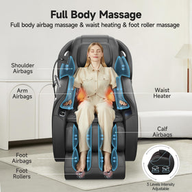 Fauteuil de massage Real Relax avec coussin de dos