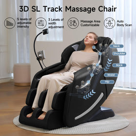 Fauteuil de massage Real Relax en position zéro gravité