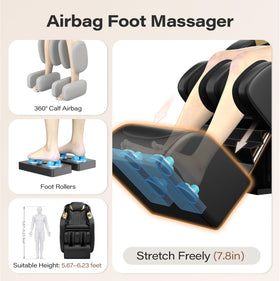 Fauteuil de massage TLIFE à l'intérieur d'un salon
