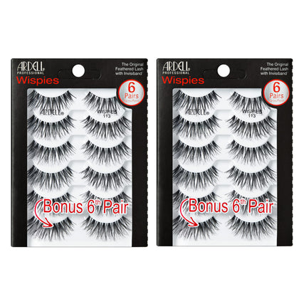 Faux cils Ardell Wispies 113 en boîte avec vue de face