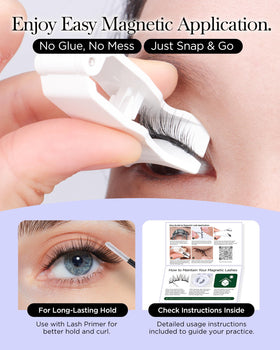 Faux cils BEYELIAN présentés avec un fond élégant