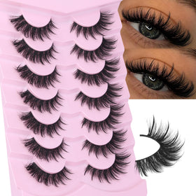 Faux cils EYDEVRO Wet Cat Eye avant avec pointes