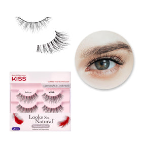 Faux cils KISS Sultry pack double vue avant
