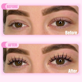 Faux cils manga EYDEVRO portés, effet naturel