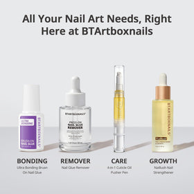 Faux ongles BTARTBOXNAILS, présentation des options d'application