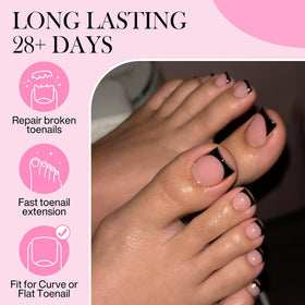 Faux ongles carrés Luckyfairy en différentes tailles
