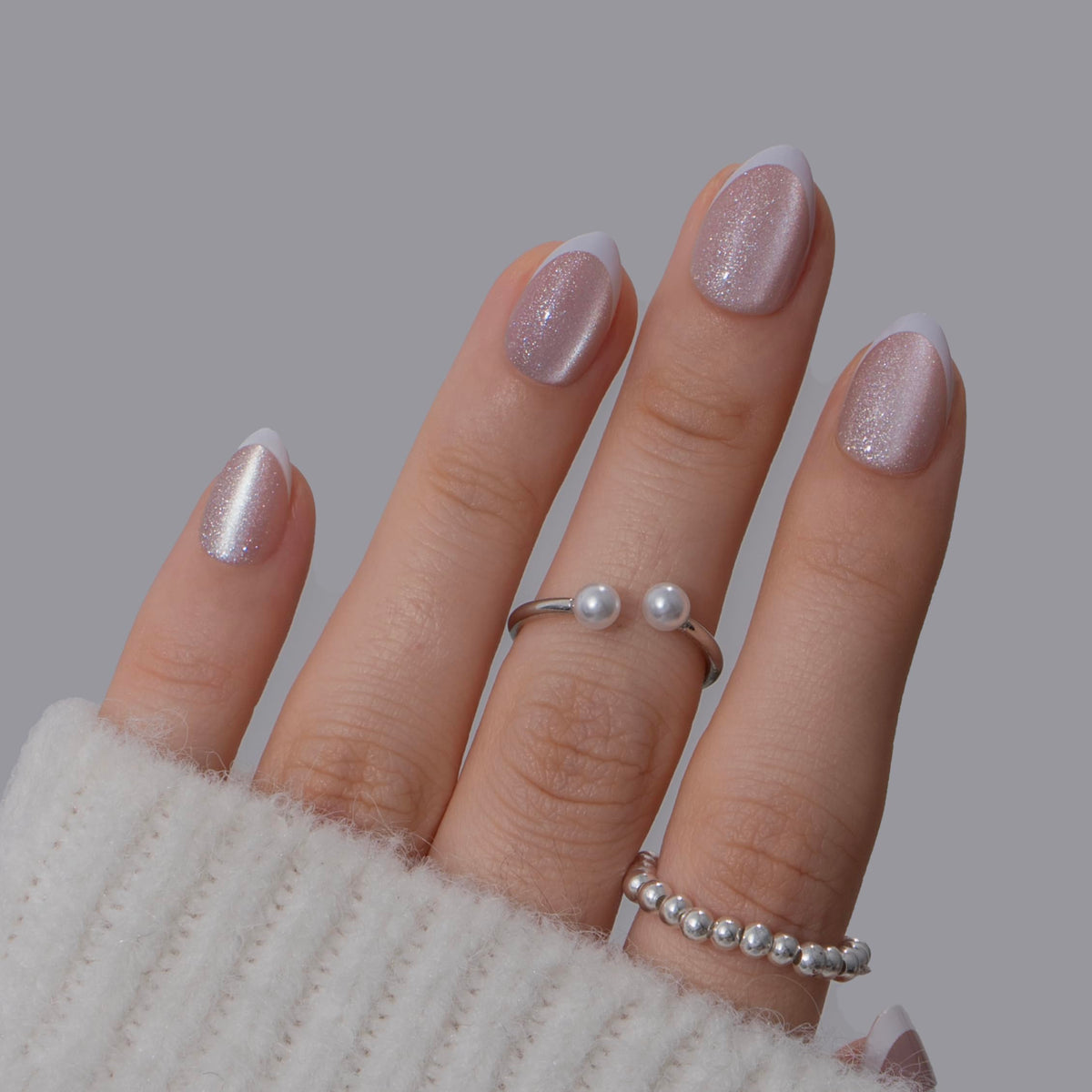 Faux Ongles CurvLife Prêts à Appliquer avec Lime et Bâtonnet