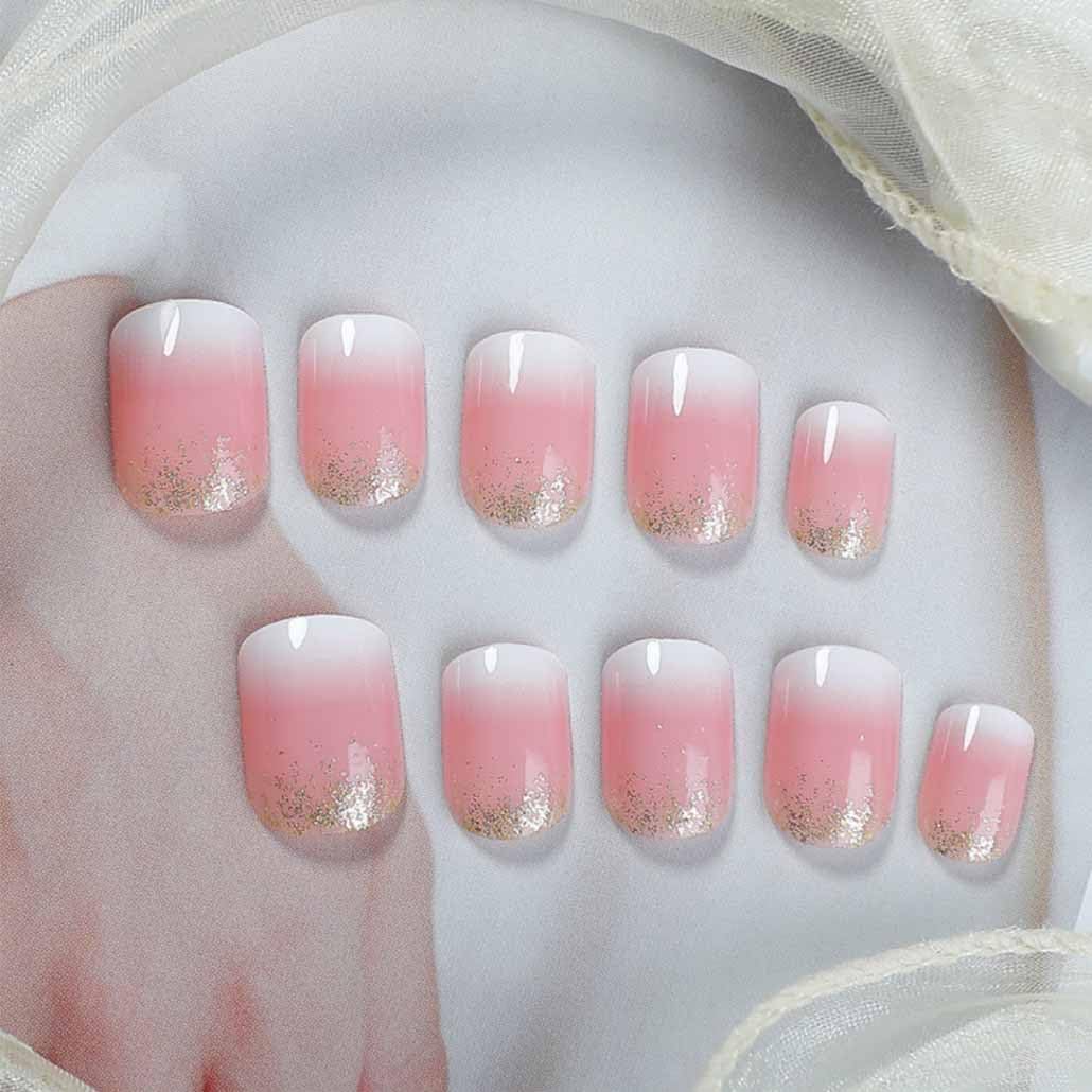 Faux ongles Foccna avec lime et adhésifs en jelly