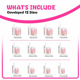 Faux ongles Foccna en application sur des mains