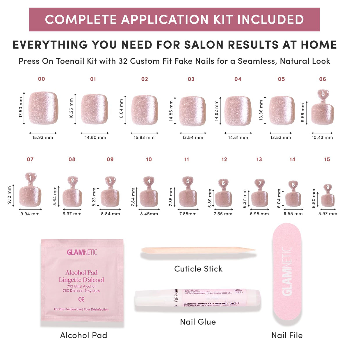 Faux ongles Glamnetic adaptés à différents styles