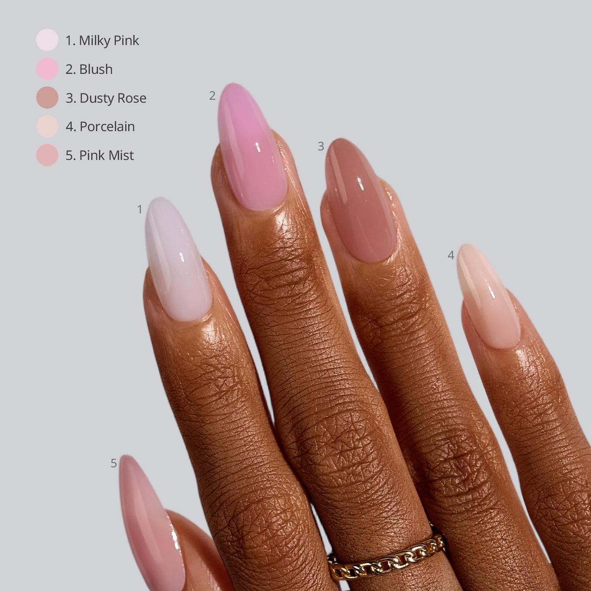 Faux ongles nude BTARTBOXNAILS en boîte