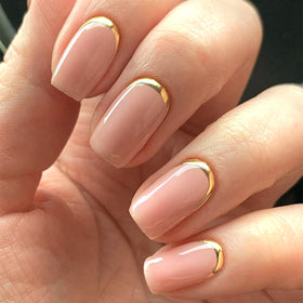 Faux ongles press on courts modelones, 32 pcs, présentation du kit