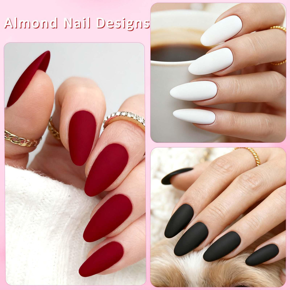 Faux ongles press on exposés avec fond élégant