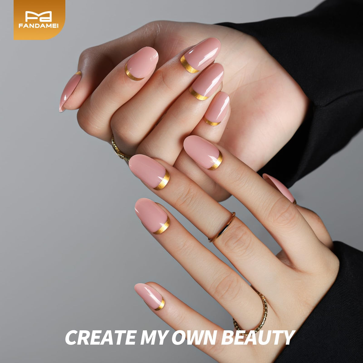 Faux ongles press on Fandamei dans un ensemble de 576 pièces