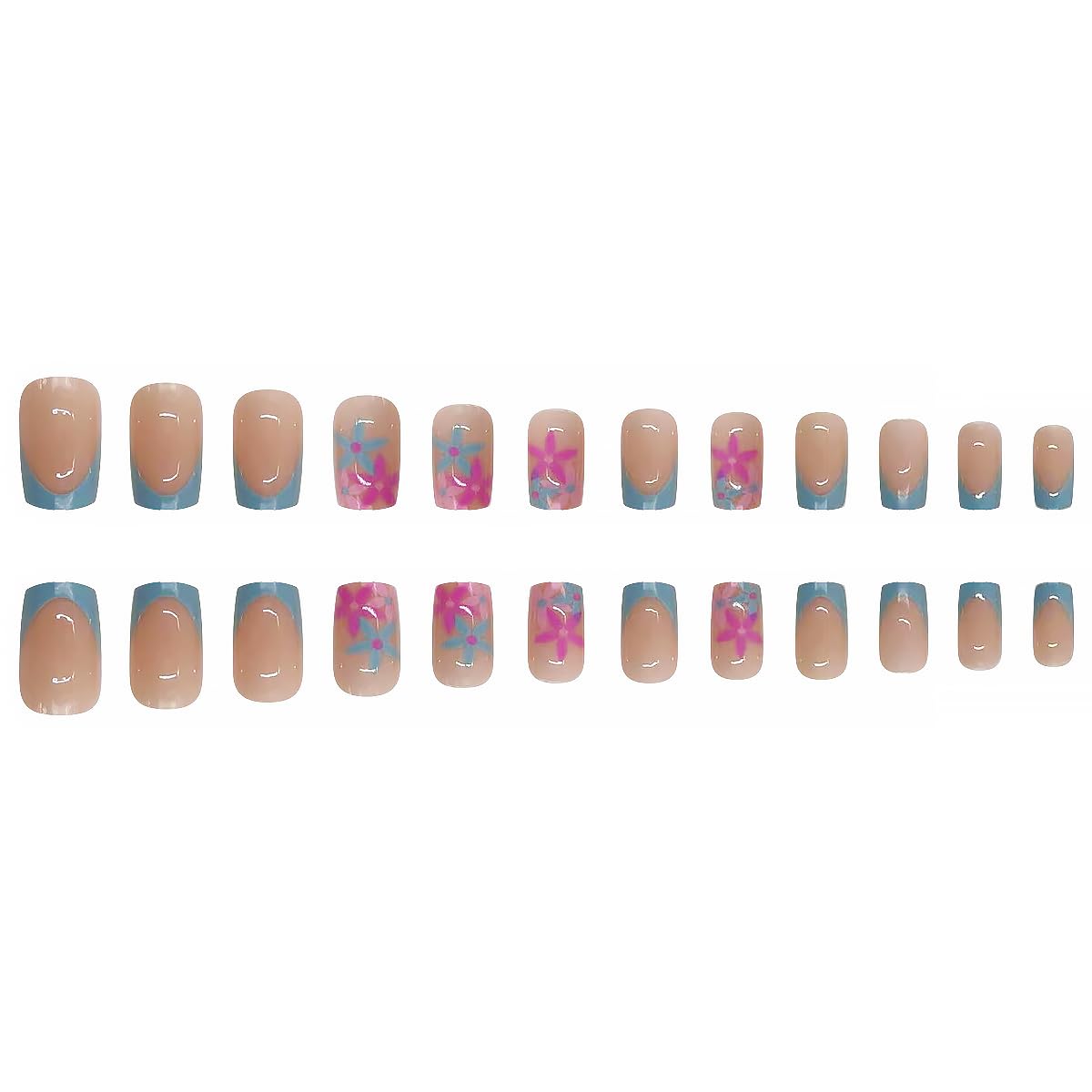 Faux ongles pressés DZPGUONIZ dans l'emballage