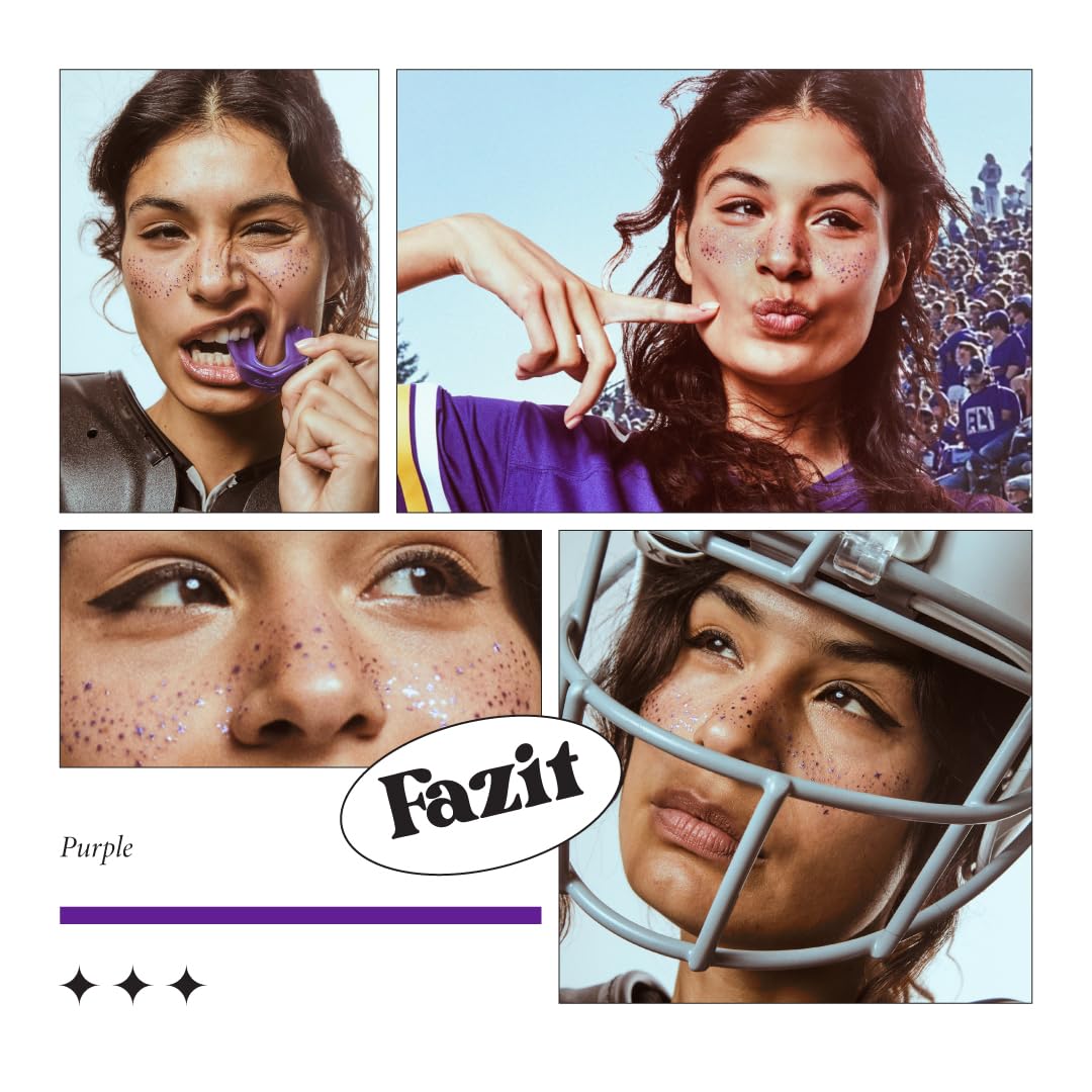 Fazit patches de maquillage à paillettes dorées, utilisation lors d'un festival