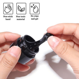 Fcozpjk Gel de Construction 3D Noir avec stylo en silicone