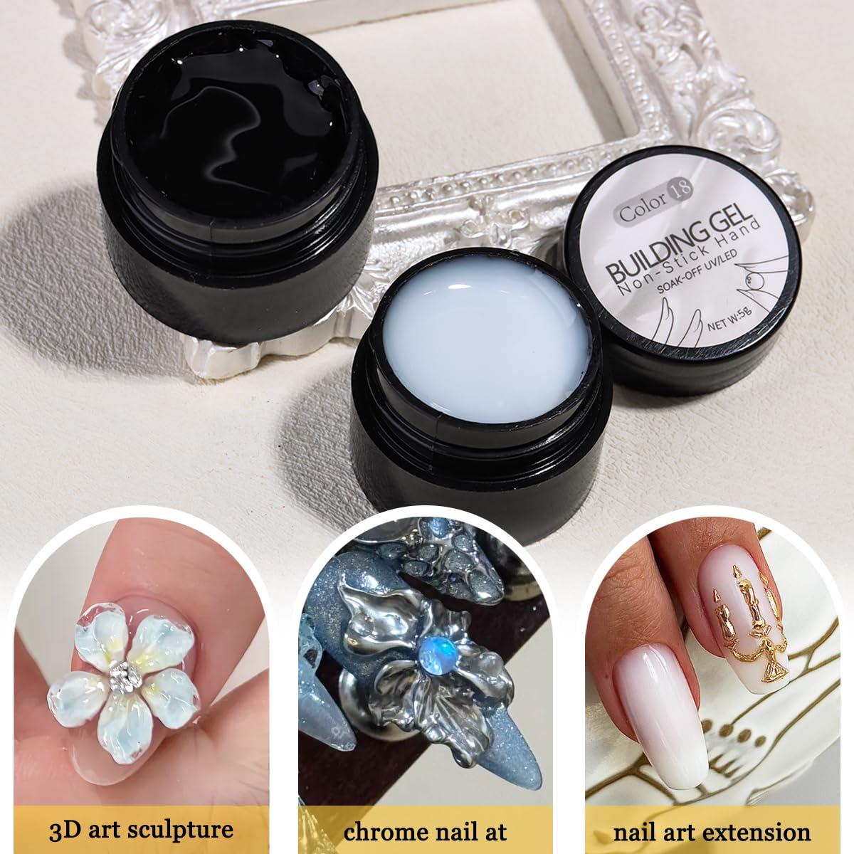 Fcozpjk kit avec stylo en silicone et bâtonnets de mélange