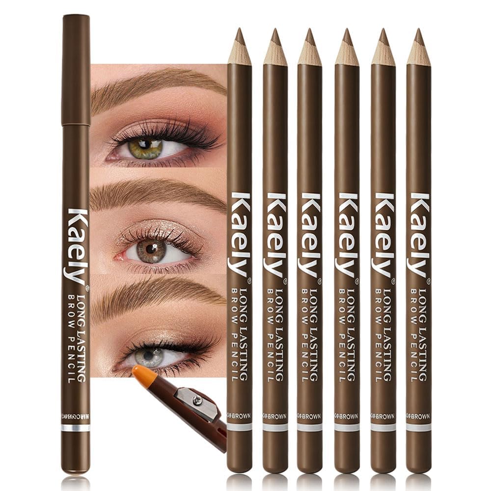 FeiCuiYun crayons à sourcils 6Pcs, packaging avant