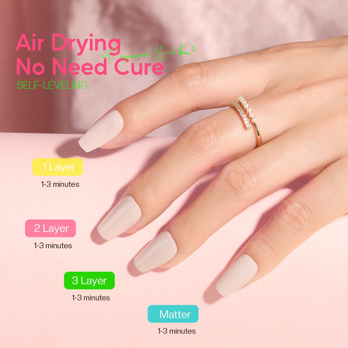 Femme appliquant le vernis à ongles Morovan