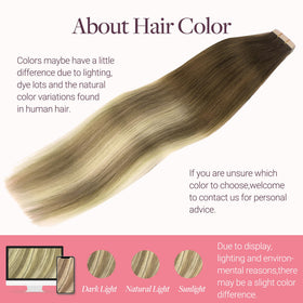 Femme portant des extensions de cheveux GOO GOO dans un style naturel