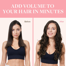 Femme portant les extensions capillaires GOO GOO en brun clair