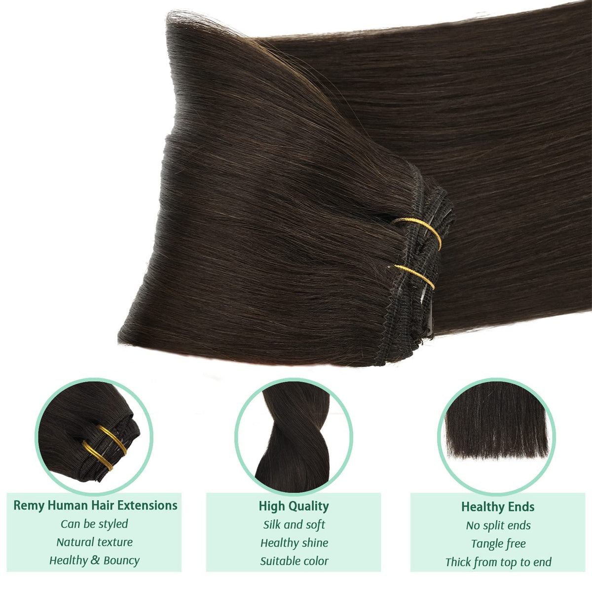 Femme stylisant les extensions capillaires GOO GOO