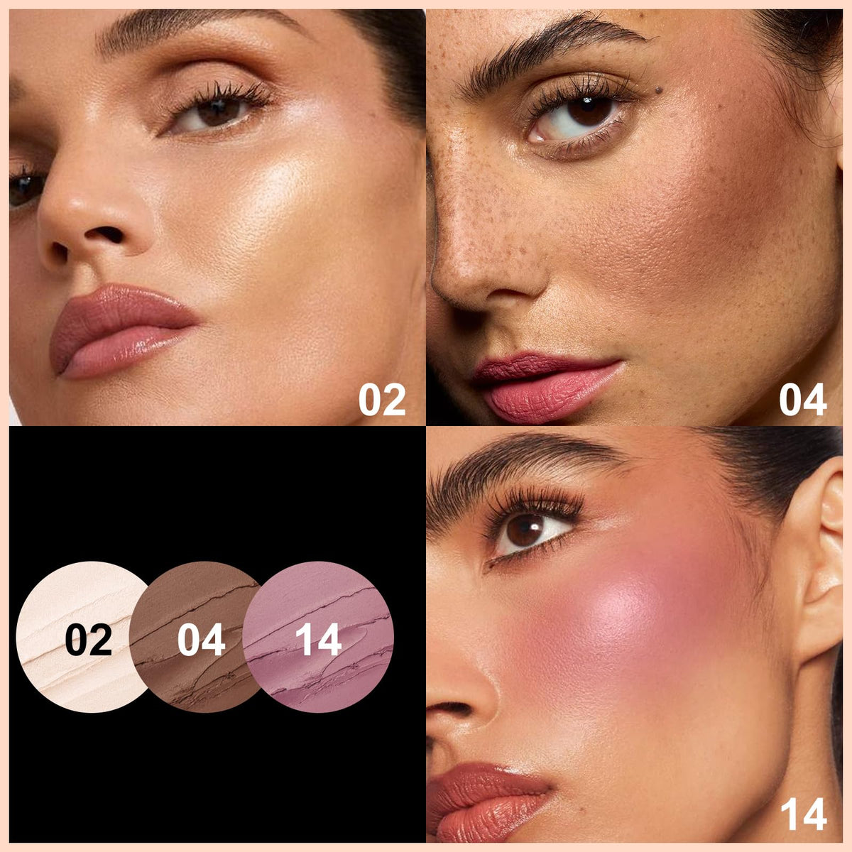 Femme utilisant le kit de contour crème FOCALLURE