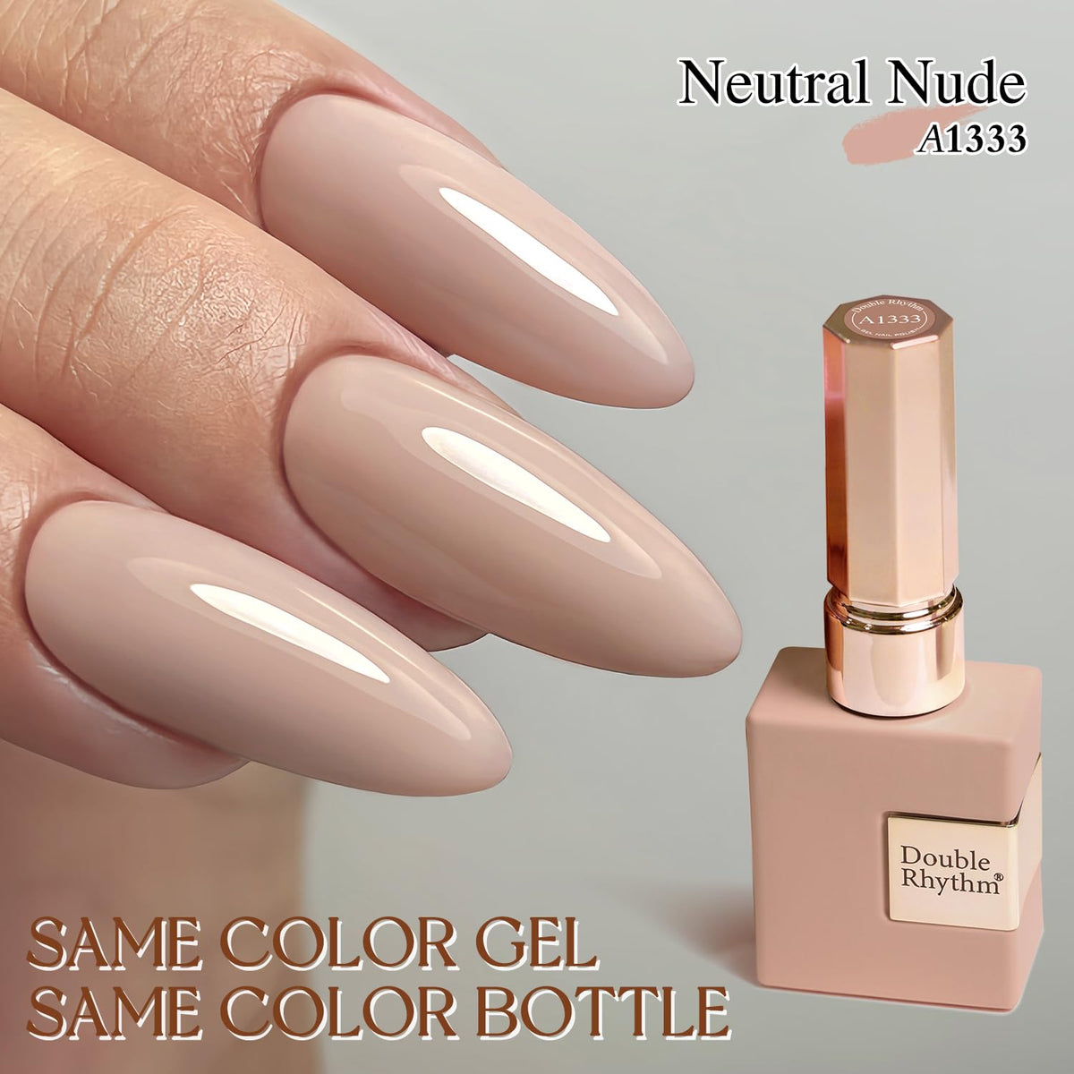 Femme utilisant le vernis gel Double Rhythm à la maison