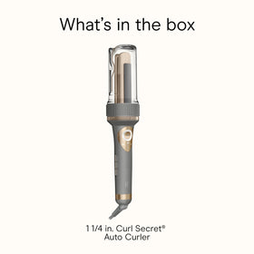 Fer à boucler Conair Curl Secret sur fond neutre