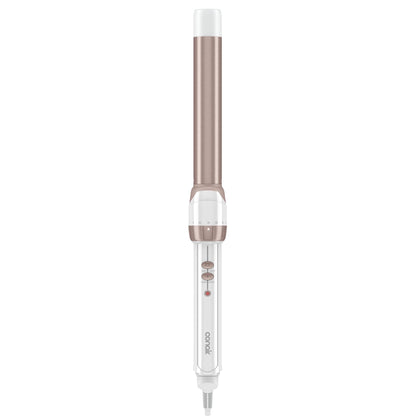 Fer à boucler Conair Double Céramique 1" blanc et rose gold, vue de face