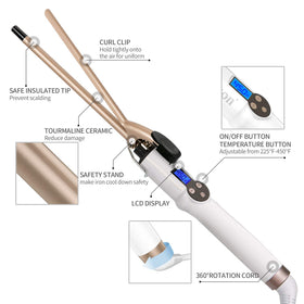 Fer à boucler Hoson 9mm avec gant inclus