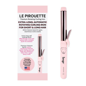 Fer à boucler L'ANGE HAIR Le Pirouette 32MM en rose