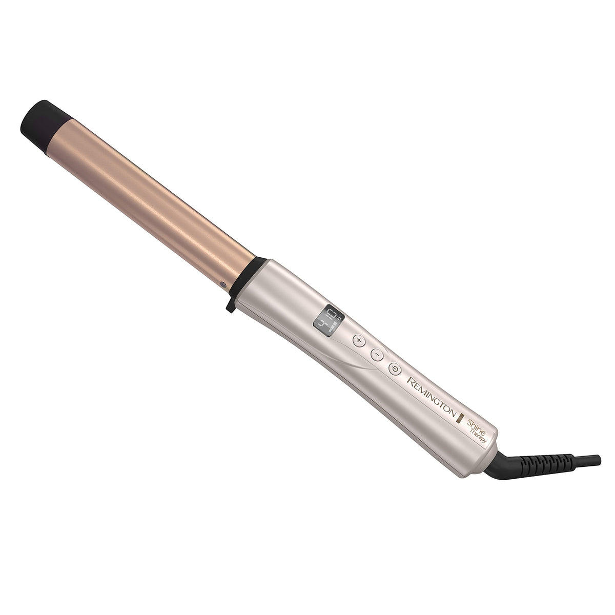 Fer à boucler Remington 1 pouce avec huile d'argan et kératine vue de face